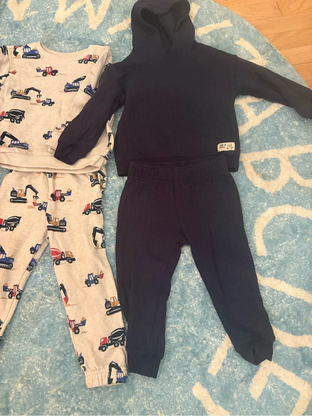 Toddler Boys Clothing Bundle Pants Hoodies Pajama Set 3T